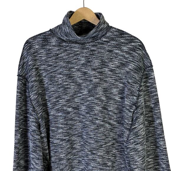 NWT We The Free Knit Sunny Days Sweater Womens M Charcoal Mock Neck Oversized - Picture 3 of 10